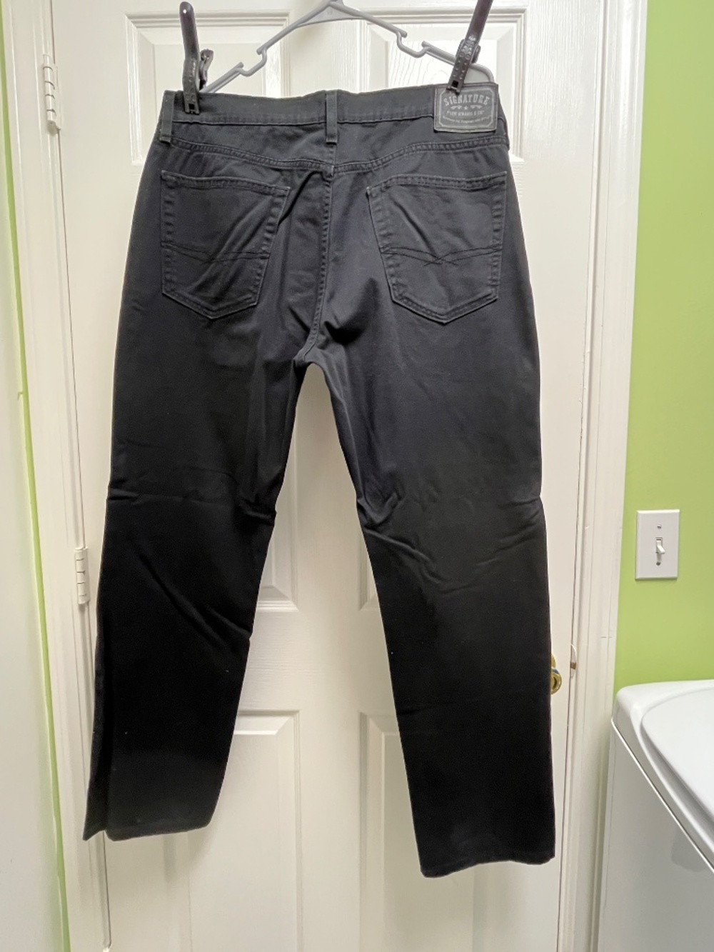 Men's Levi's Signature Black Athletic 36W x 32L - Picture 8 of 15